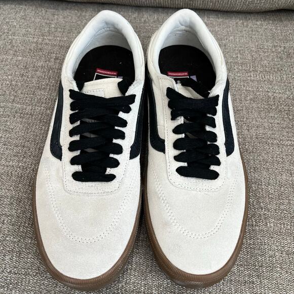 Vans Gilbert Crockett Marshmallow Gum Skate Shoes Men's 8 rare & discontinued - Picture 2 of 13
